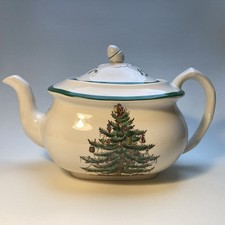 Christmas Tree Spode Teekanne