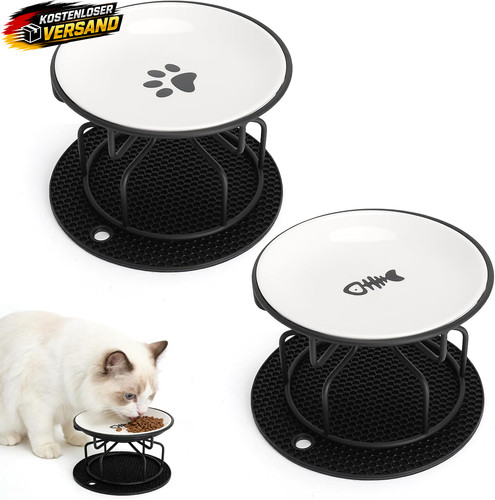 Katzenfutternapf set erhöht - katzenfutternapf,