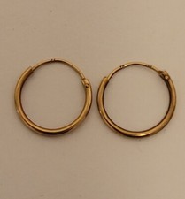 Gold Creolen Ohrringe 333 Gelbgold ca. 0,38 Gramm