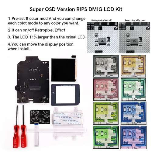 Osd version gbo backlight - version,