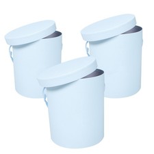  3 Pcs Pappschachtel Rund Box