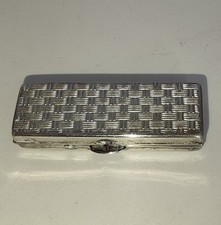 Pillen Dose Silber 835 längliches Döschen aus Echtsilber Geschenk