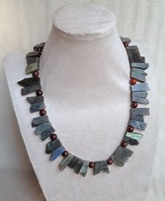Designer Kette Labradorit