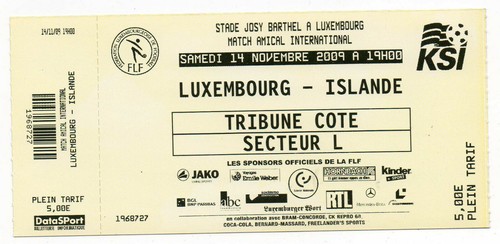 Ticket lsp luxemburg - luxemburg, island