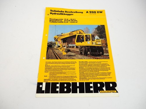 Prospekt liebherr 900 zw - prospekt, a