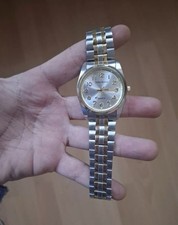 Quartz Uhr gold silber (ohne