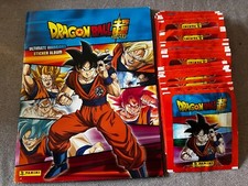 SET 50 TASCHEN PAKETE PANINI DRAGONBALL SUPER ULTIMATE WARRIORS + LEERES ALBUM