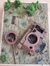 1:35 Diorama Panzerwrack T 55A