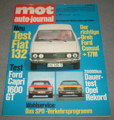 Mot 1972 fiat - mot, 21/1972