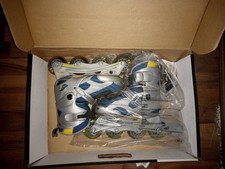 Inlineskates Rollerblades Inliner Kinder Grau Blau CC Crazy Creek S150 Junior