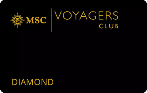 Msc voyagers club diamond - msc, card