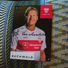 Guido Buchwald VfB Stuttgart Autogrammkarte original signiert