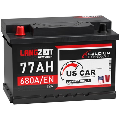 Autobatterie 77ah 12v 680a - 77ah,