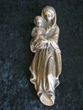 Madonna mit Jesuskind auf Arm, Bronze, Messing oder Rotguss 25 cm sehr dekorativ