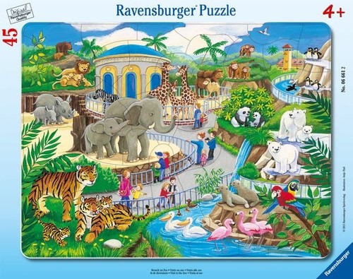 Rahmenpuzzle besuch zoo 45 - im,