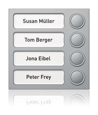 Ritto Portier Tastenmodul, 4