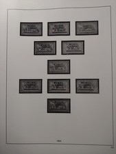 Memel 1920 - 1923/1939, SAFE falzlos Vordruckalbum, dunkelblau