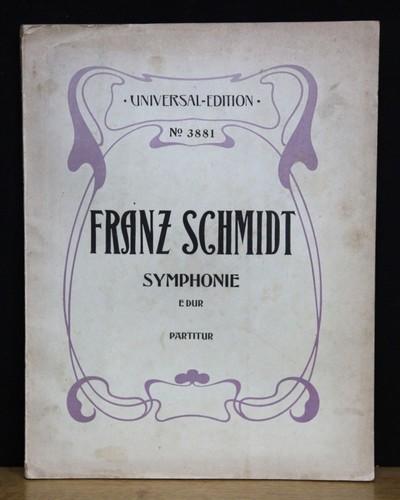 Franz schmidt symphonie - symphonie, in