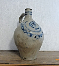 antik Enghalskrug Ölkrug aus