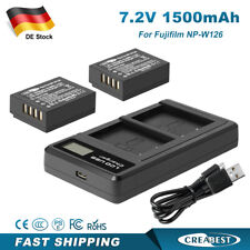 2PCS NP-W126 NP-W126S Akku