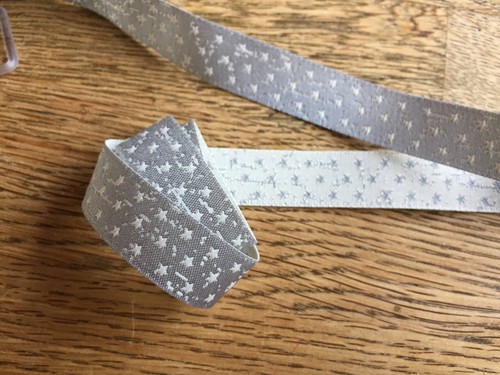 Webband sternchen grau - sternchen,