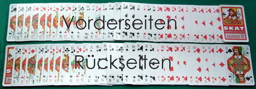 50skat trickkarten - 0,50skat-trickkarten, (32+1)