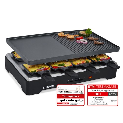 Raclettegrill cloer 6446 - raclettegrill, cloer-6446