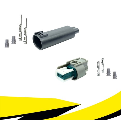 Buchse stecker 2 polig - stecker, 2-polig