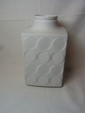White Matt Vase By Winterling