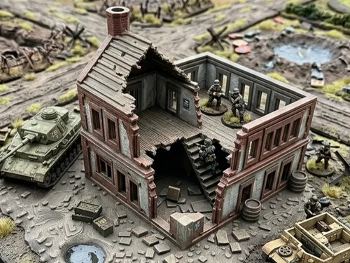 28mm ww2 ruinenhaus - 28mm,