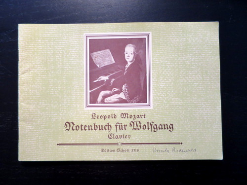 Leopold mozart notenbuch - mozart,