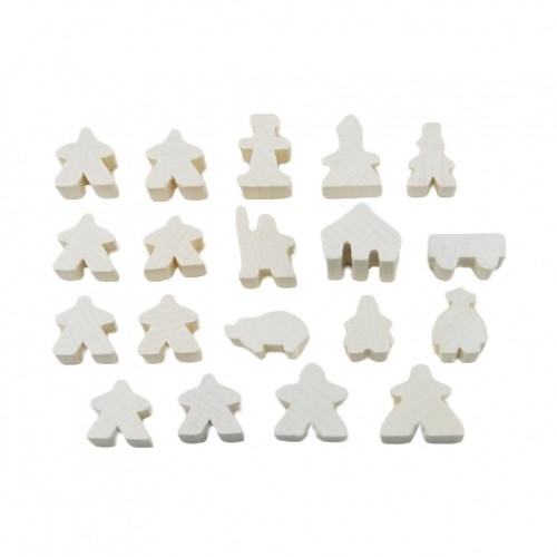 Carcassonne meeple - meeple,