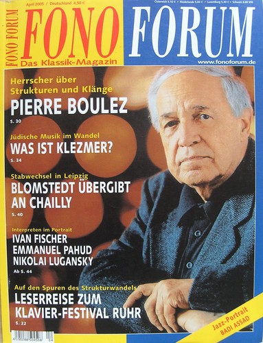 Fono forum pierre boulez - fono, 4/05