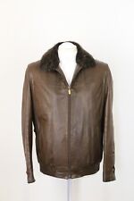 Zilli Vintage Leder Jacke Pelz Modell "Franky" 