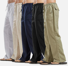 Herren Leinenhose Freizeit