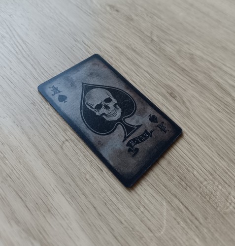Ace spades todeskarte - ace, of
