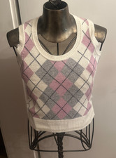 Damen Pullunder wollweiß /