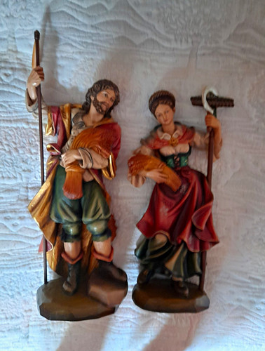 Holzfiguren - 2x,