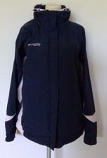 Damen Wandern, Outdoor Sport Jacke von Columbia, Gr. XL, Blau Weiß