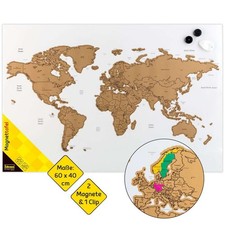 Idena Magnettafel Weltkarte