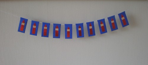 Kleine mini girlande - kleine,