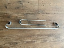 Handtuchhalterungen für Dusch- und Händehandtücher zum Anschrauben – 2-teilig