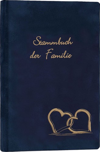 Stammbuch magrit dkl blau - stammbuch, "magrit",