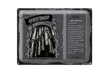 mrdeco Metall Schild 30x40cm