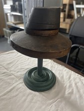 alte antike  Hutform | Hutmodel für den  Hutmacher mit Ständer 