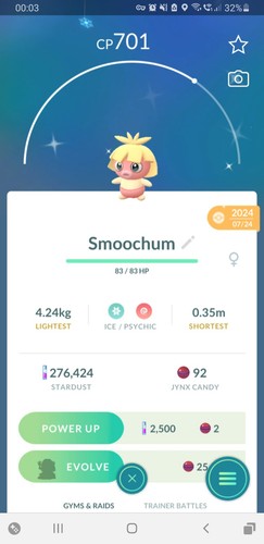Shiny smoochum schillernd - ❄shiny,