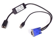 Dell 0DP880 KVM USB RJ45 Dongle SIP System Interface Pod Adapter Cable Kabel
