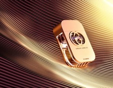 Gucci Parfüm, Fotodruck 20x30 cm glänzend, Luxus Eleganz Gold Beauty Design&Stil