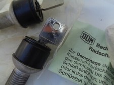 Porsche Radschrauben Schloß DOM 4 Stück 911 914 924