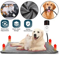 Katzen&Hund Heizmatte 70X45cm,Elektrisch Haustier Heizdecke Hunde Wärmematte